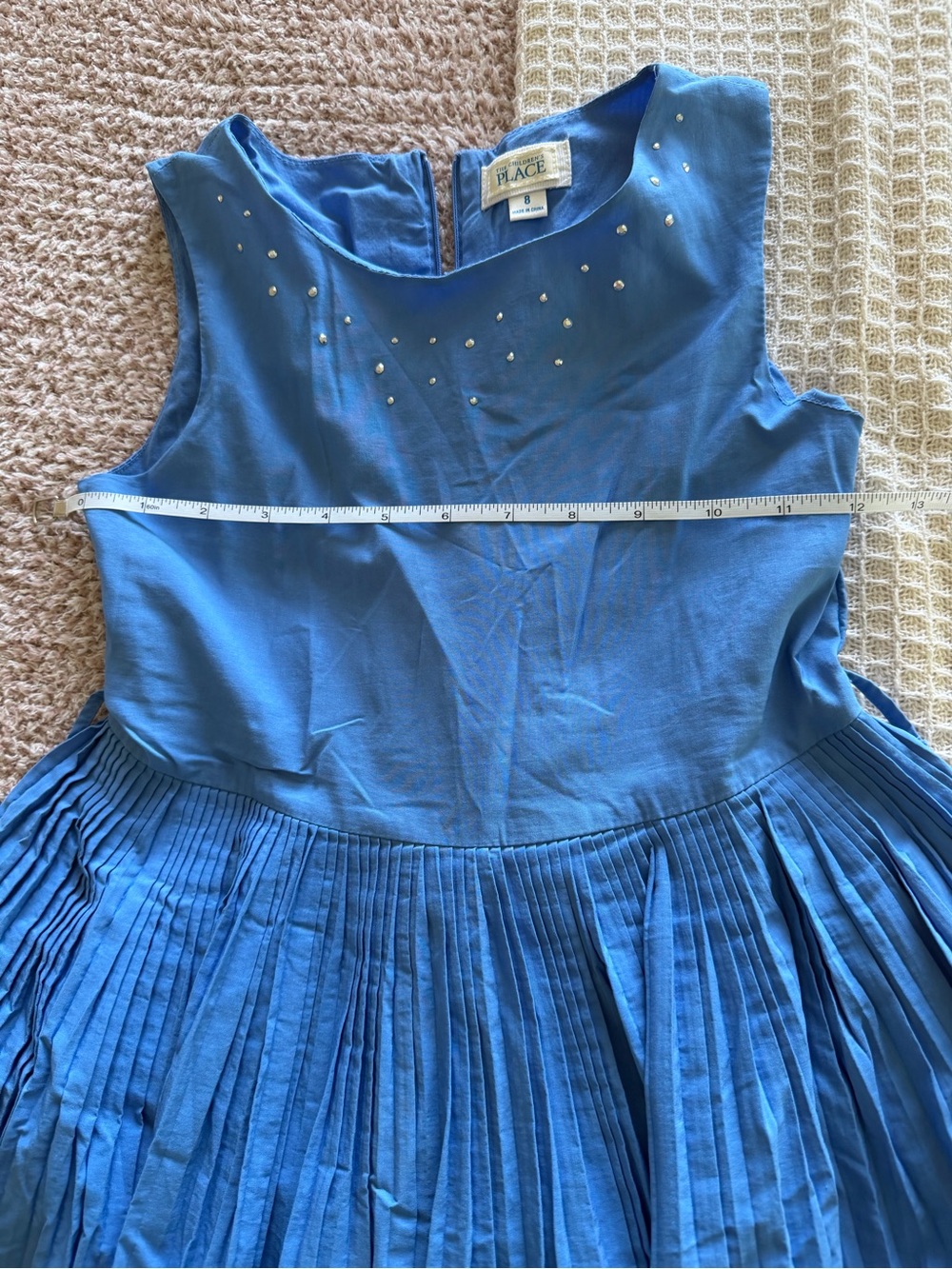 The Children’s Place blue, white, yellow, flowy dress - Picture 5 of 7